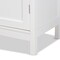 Baxton Studio Beltran Modern and Contemporary White Finished Wood Bathroom Storage Cabinet 182-11336-Zoro - alternate 6